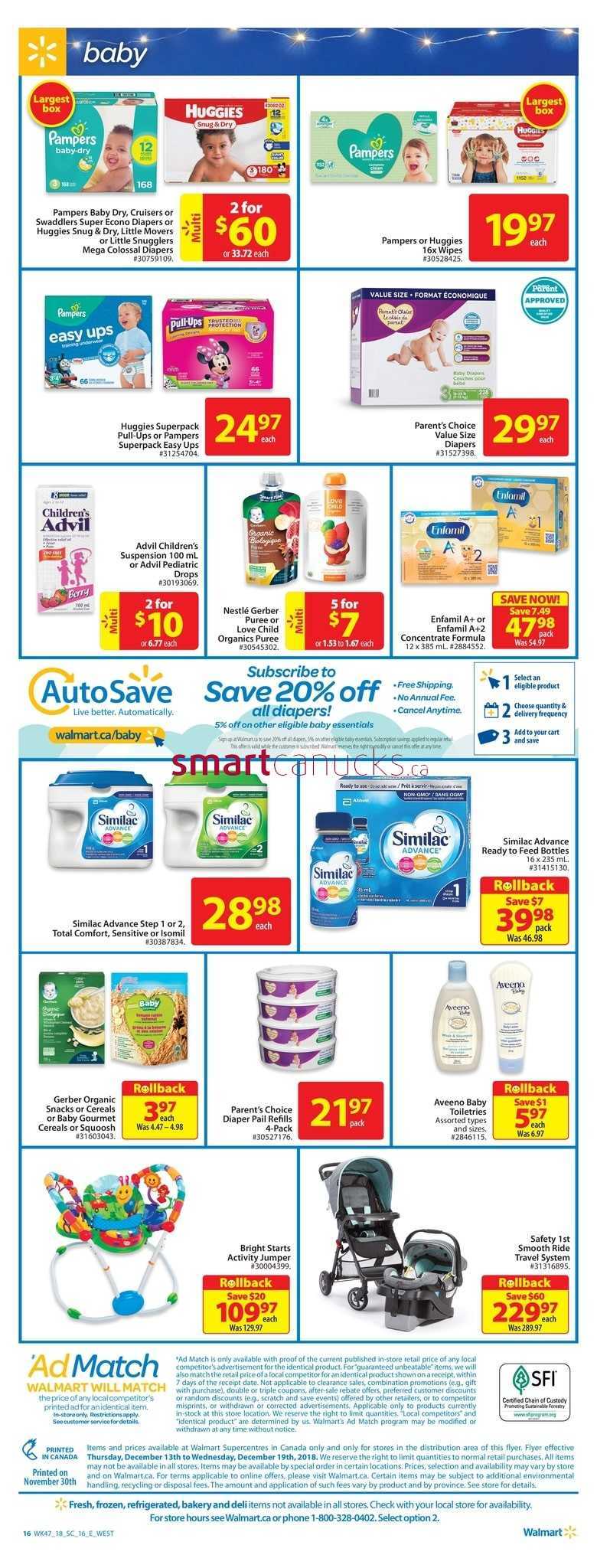 Walmart Supercentre West Flyer December To