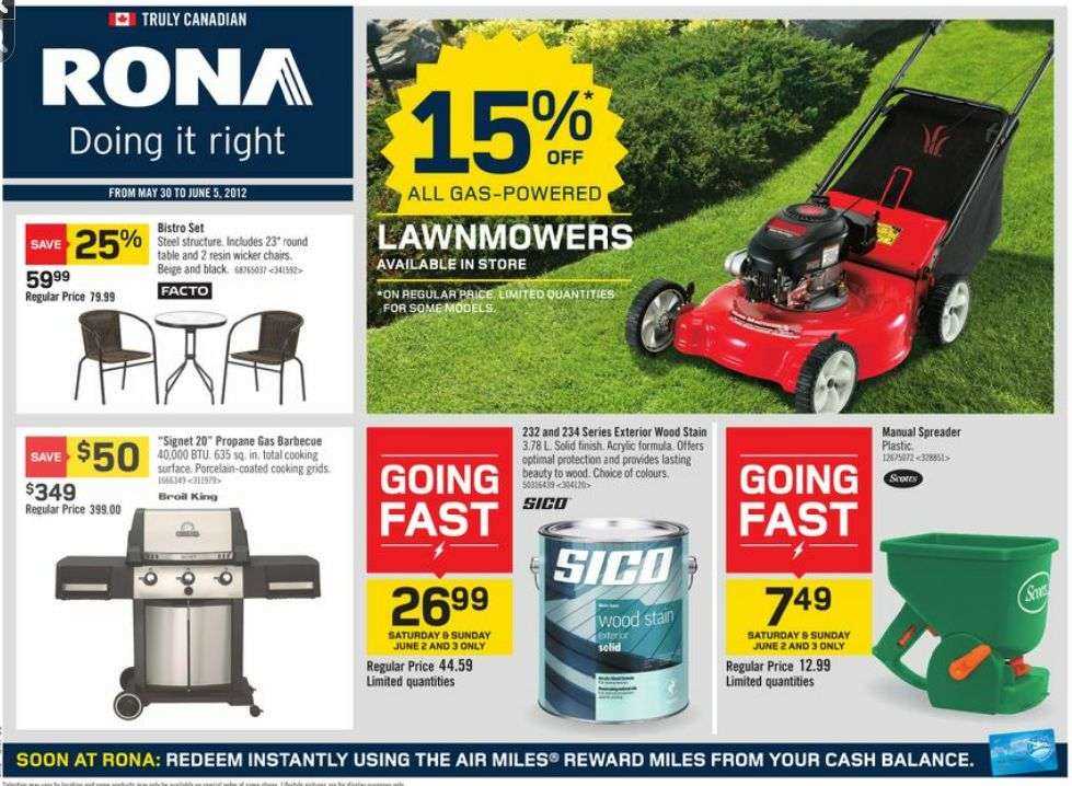 Rona Flyer