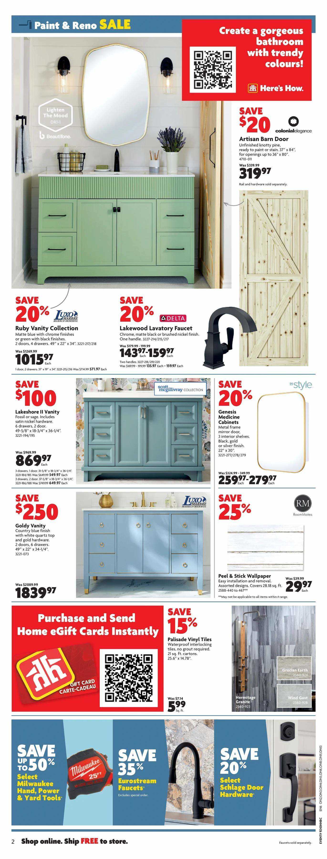 Home Hardware Building Centre On Flyer October To