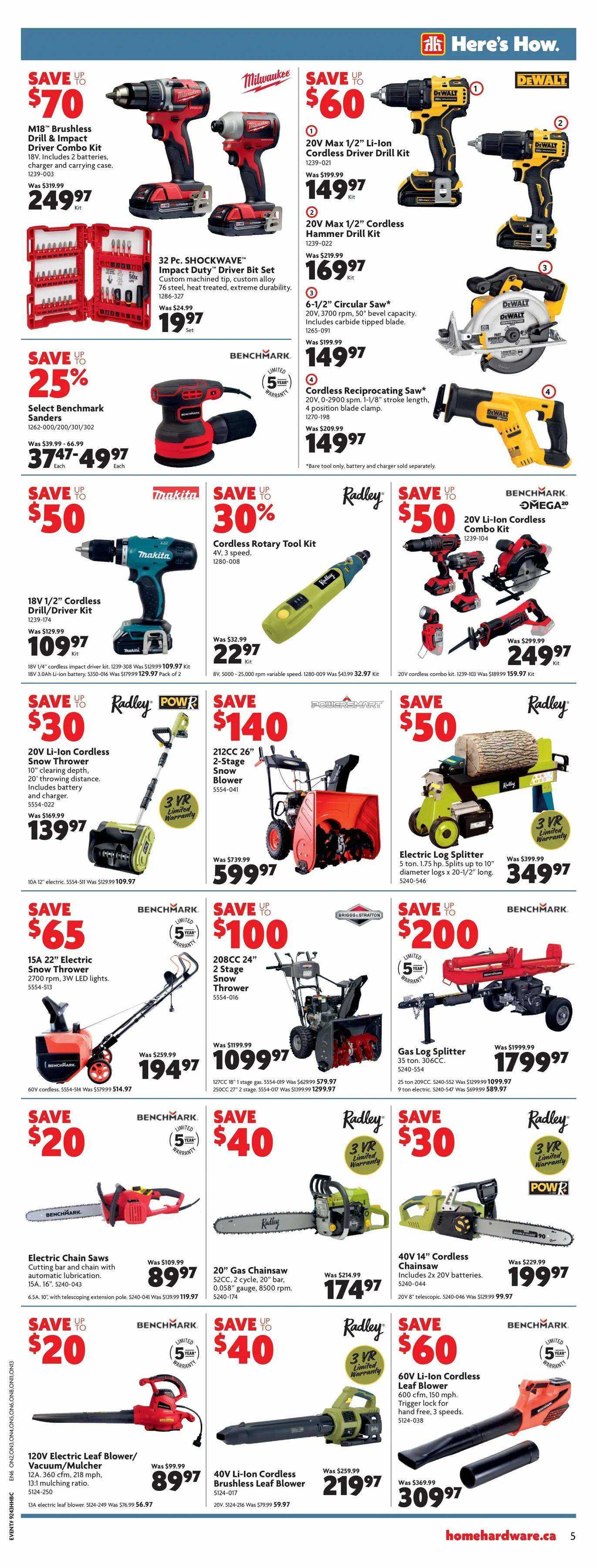 Home Hardware Building Centre On Flyer October To