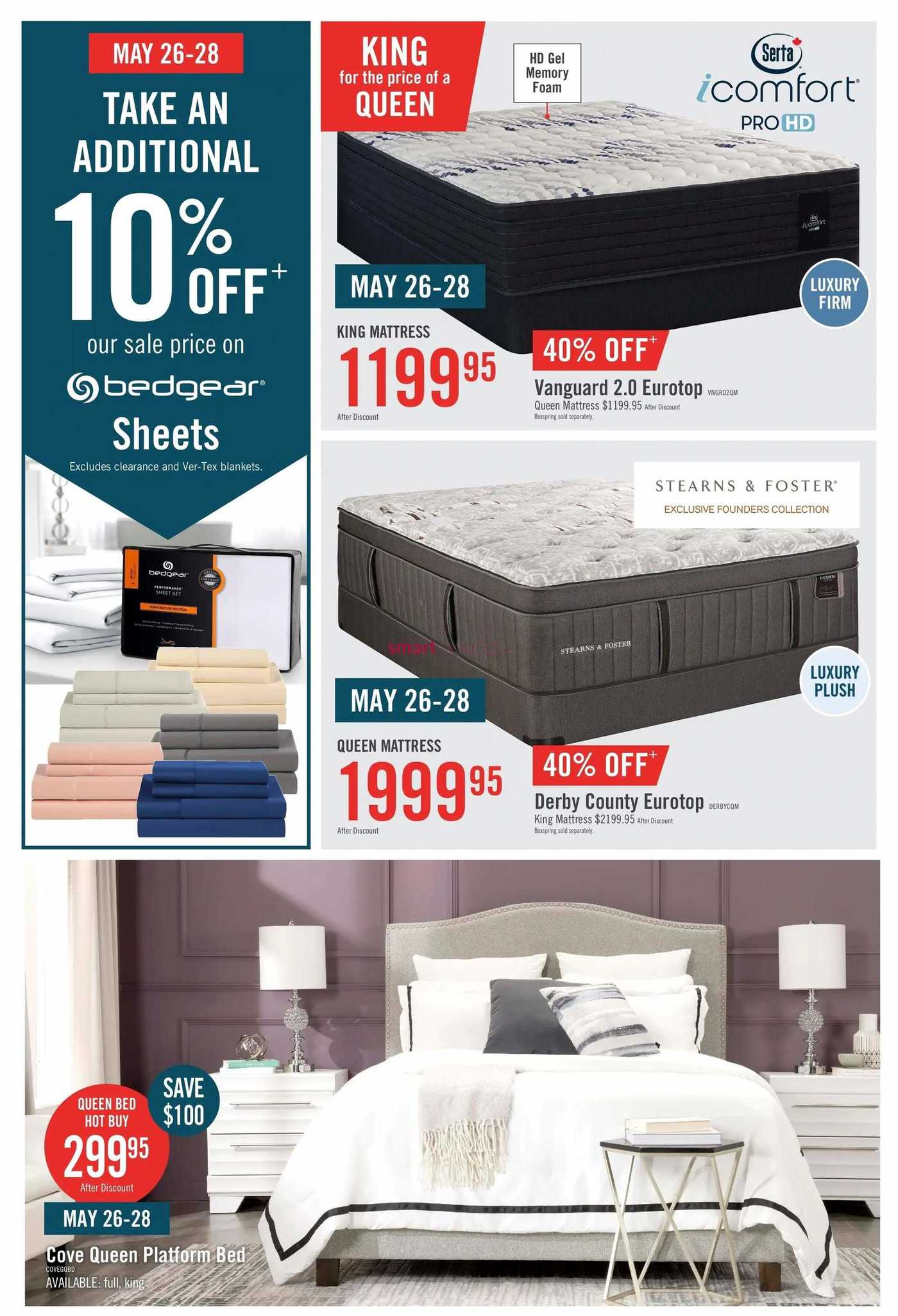 The Brick Mattress Store Flyer May To June