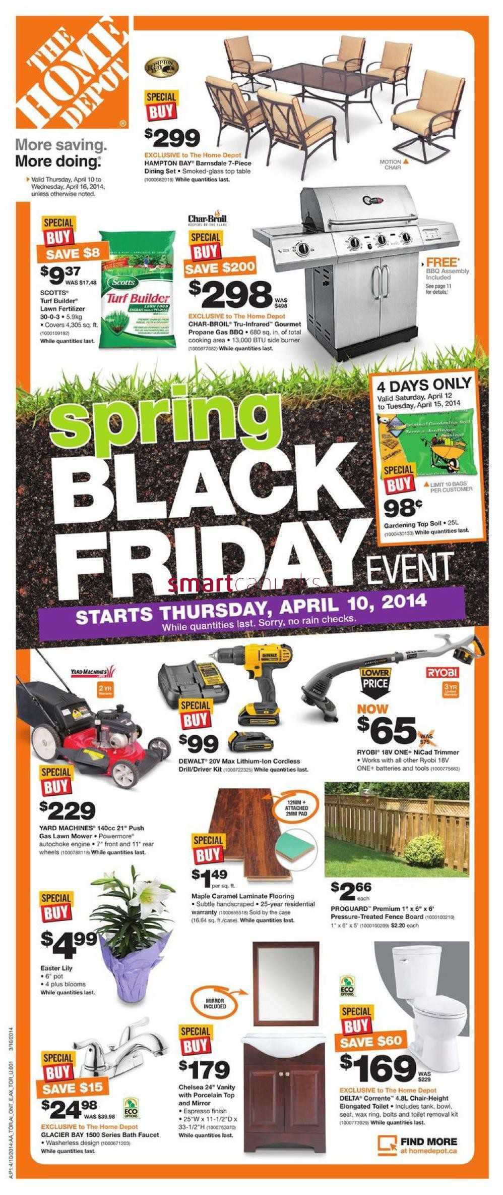 Current Home Depot Coupon Home depot on flyer april 10