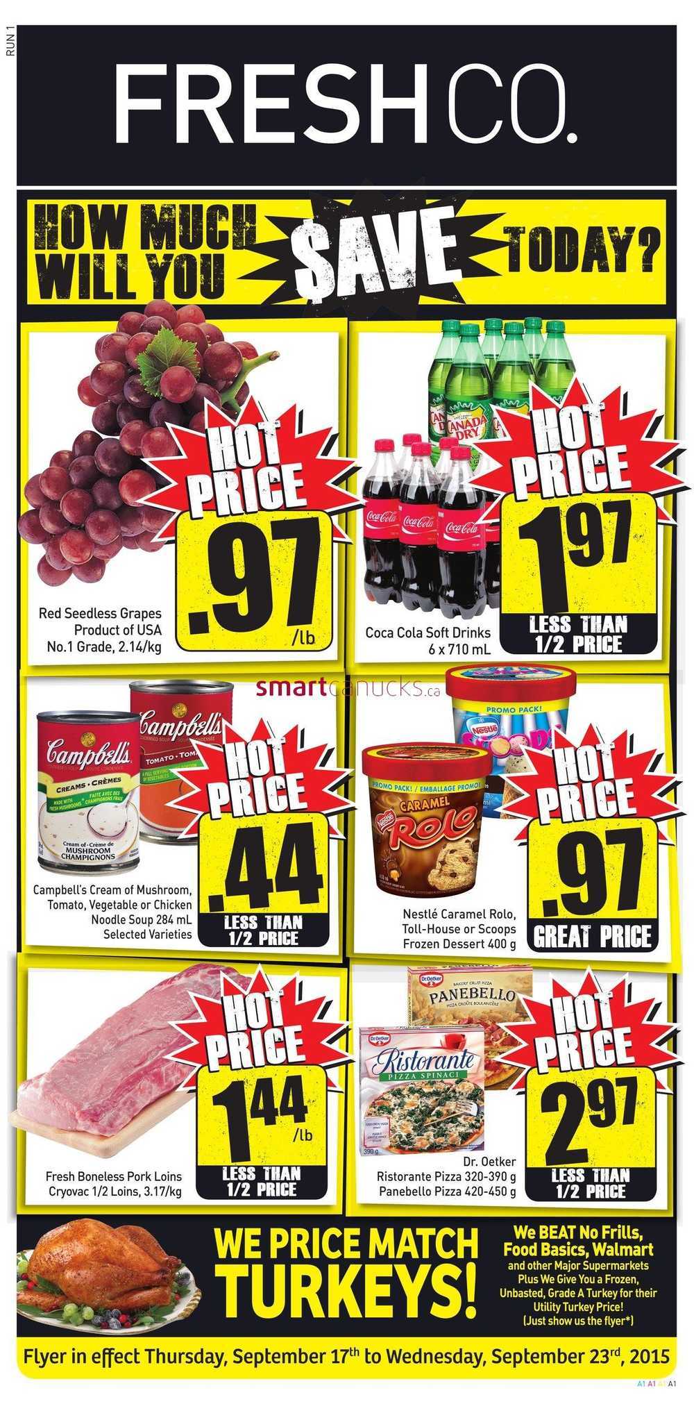 FreshCo Canada Weekly Flyers Thursday September 17 To Wednesday FreshCo Canada Weekly Flyers Thursday September 17 To Wednesday