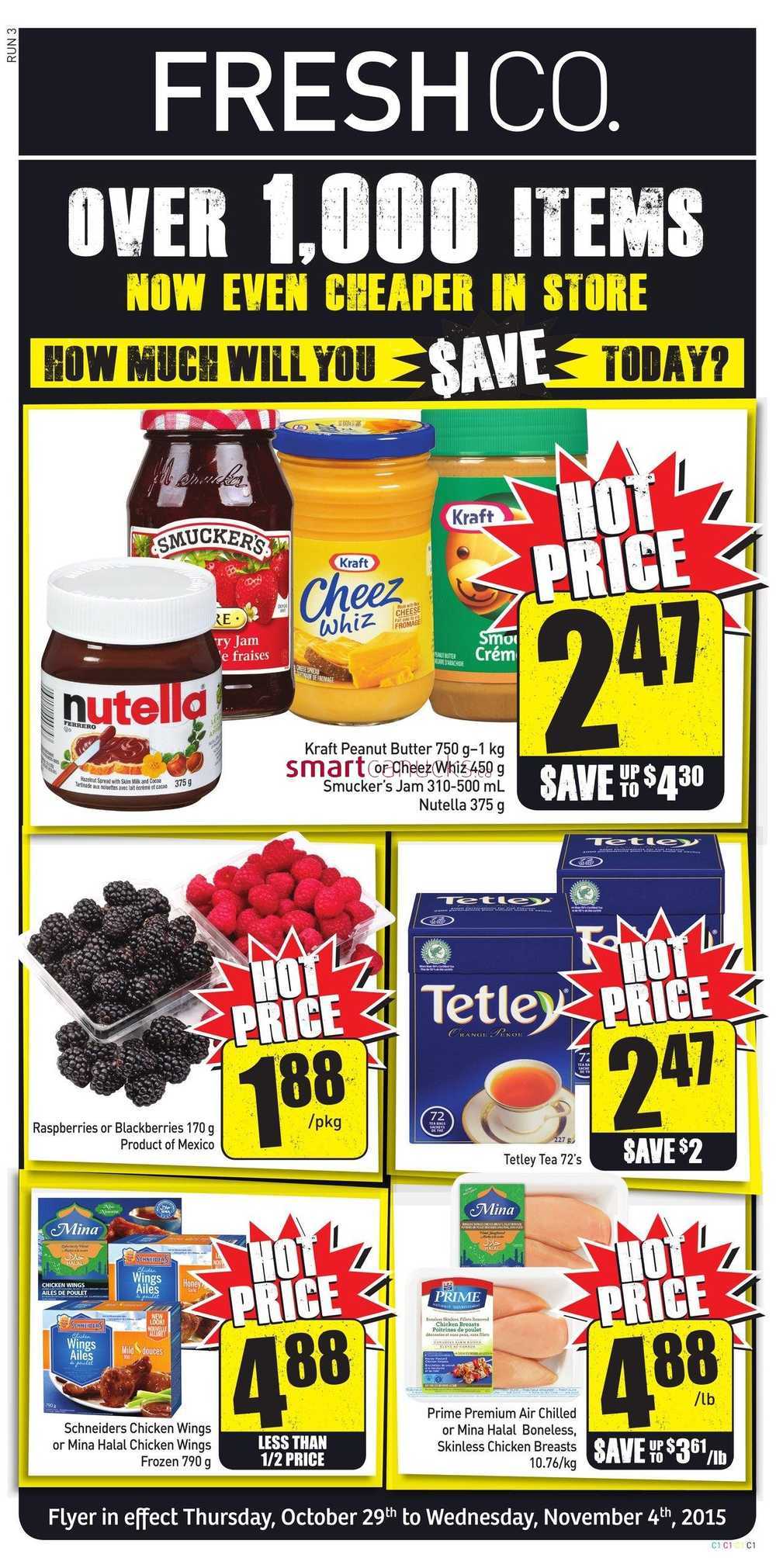 FreshCo Canada Weekly Flyers Thursday October 29 To Wednesday FreshCo Canada Weekly Flyers Thursday October 29 To Wednesday