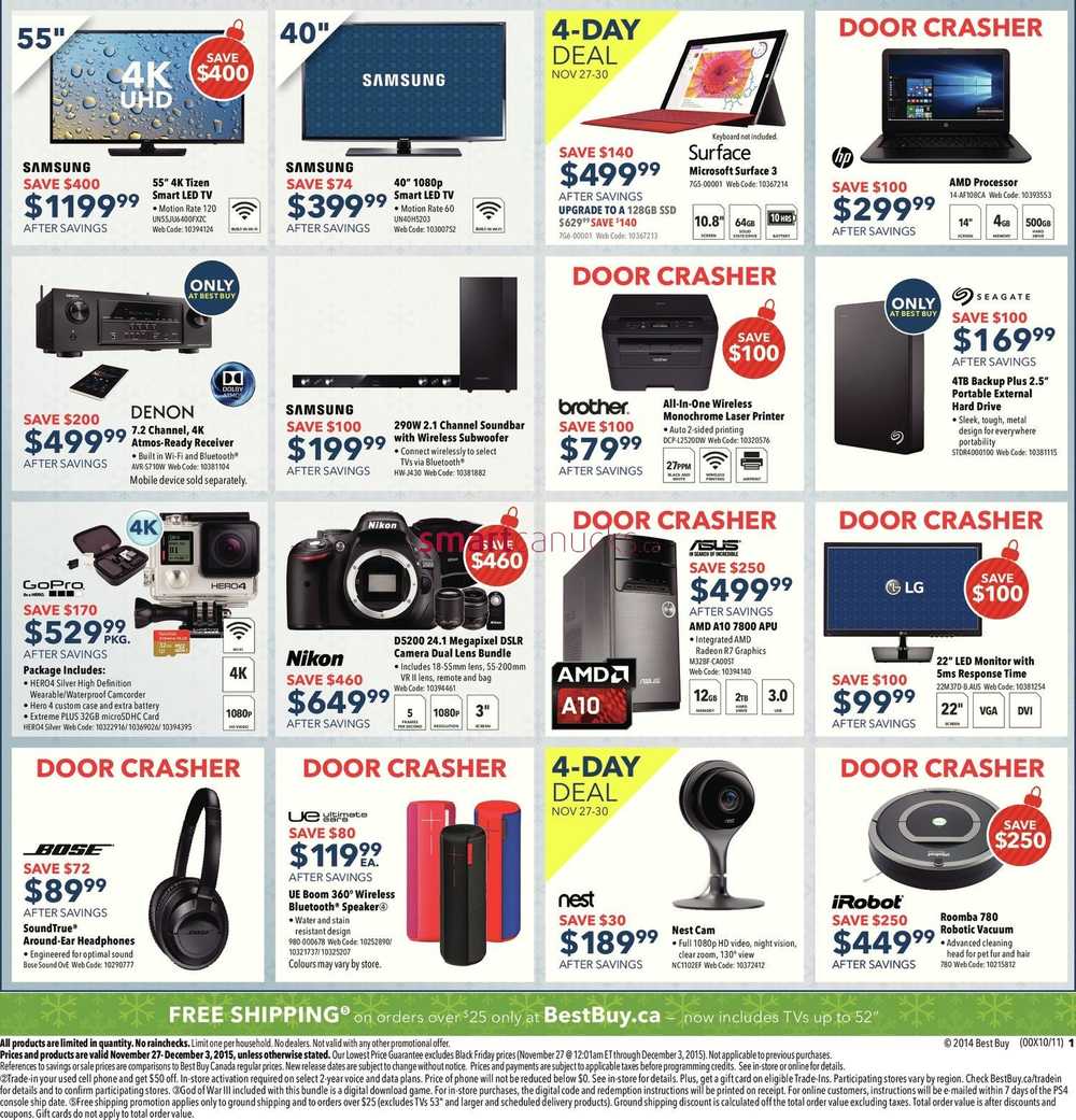 Best Buy Canada Black Friday Flyer & Deals 2015 - Where The Best Black Friday Deals 2015