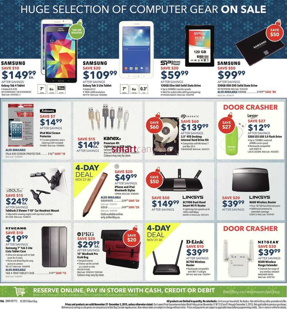 Best Buy Canada Black Friday Flyer Nov 25 - Dec 1, 2016