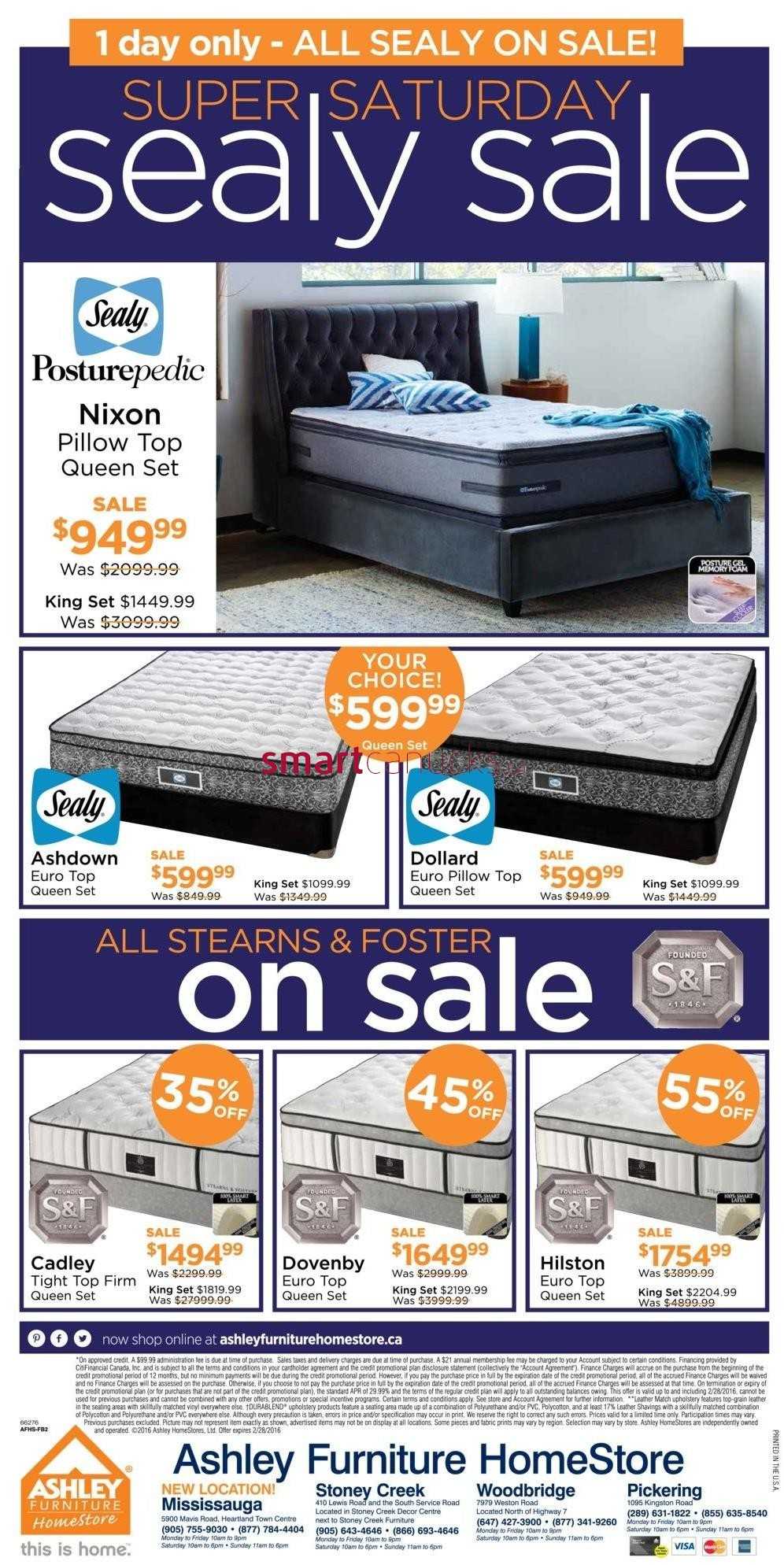 Ashley Furniture HomeStore (ON) Weekend Sale Flyer February 26 to 28
