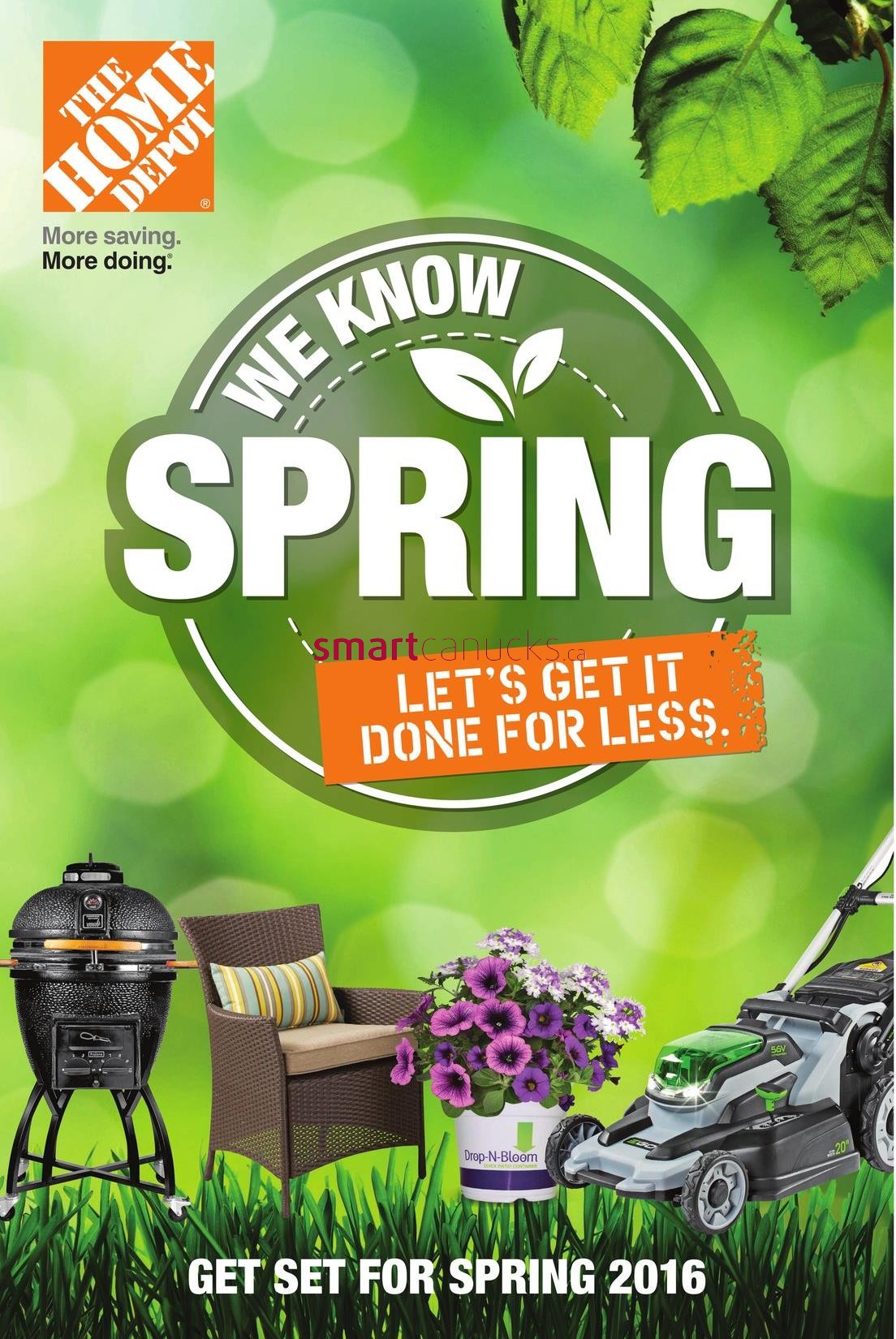 Home Depot Spring Catalogue Flyer March 10 to August 3