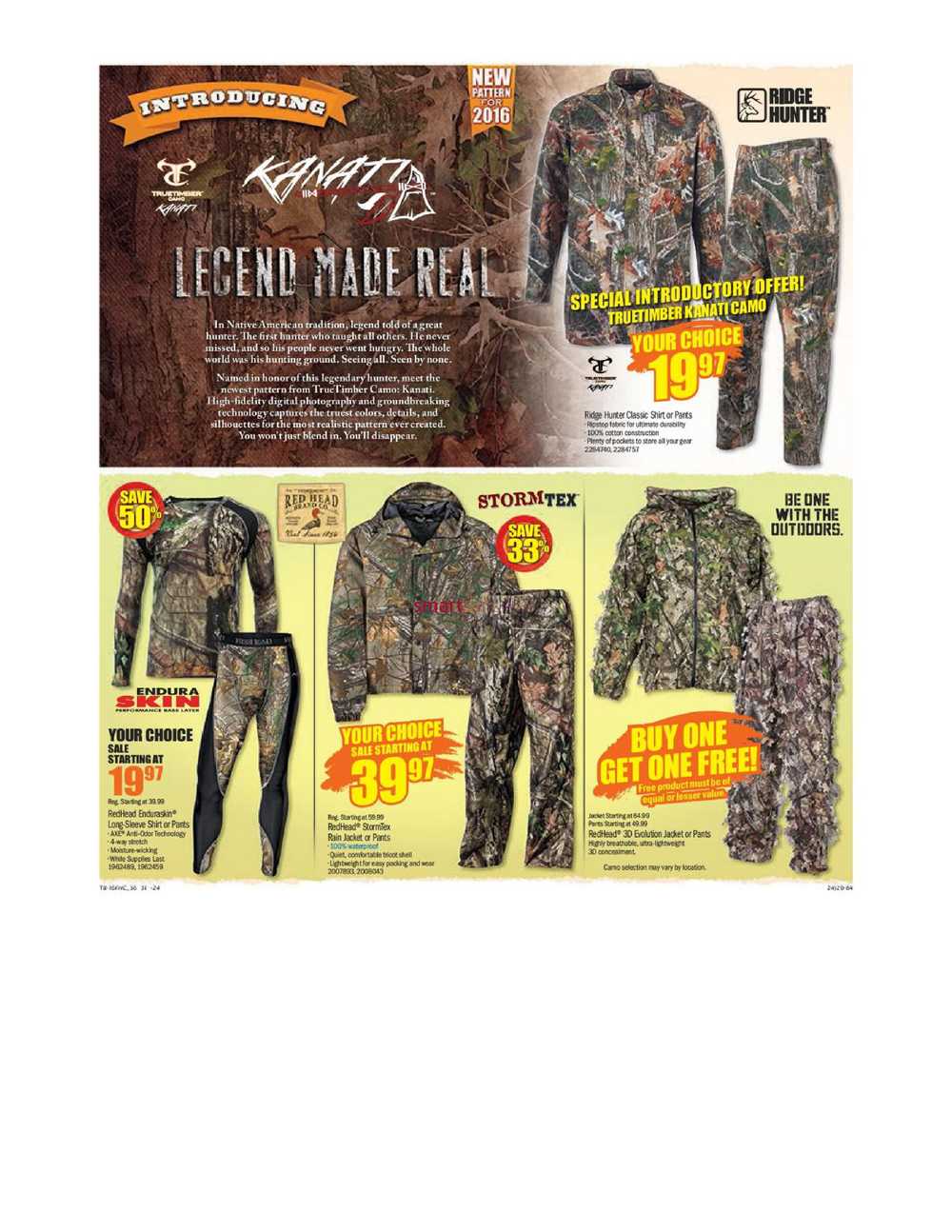 Bass Pro Fall Hunting Classic Flyer Aug To