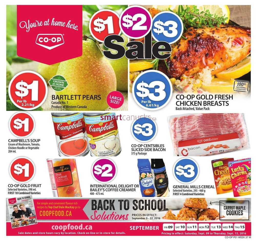 CoOp (West) Food Store Flyer September 9 to 15