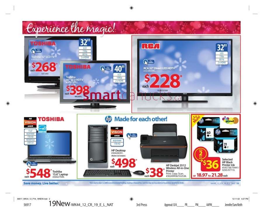 Walmart Canada Black Friday Flyer Sales 2012 - Hot Canada Deals Hot Canada Deals