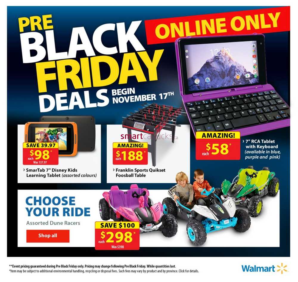 Walmart Canada Pre-Black Friday Flyer (Nov 17 - 23)