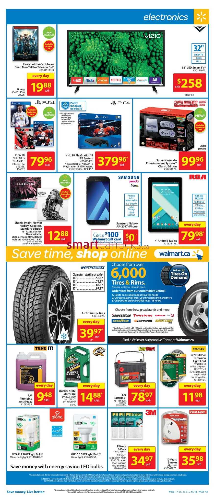 Walmart Supercentre Atlantic Flyer September 28 To October 4