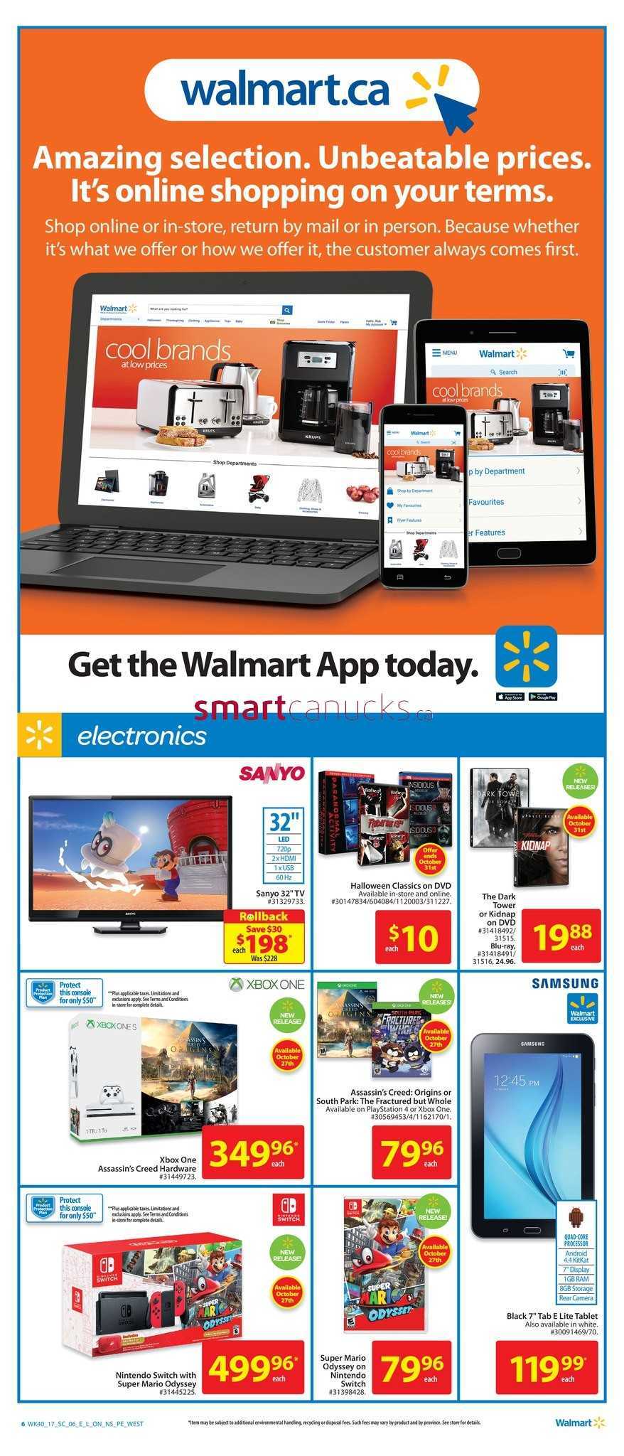 Walmart Supercentre Atlantic Flyer October 26 To November 1