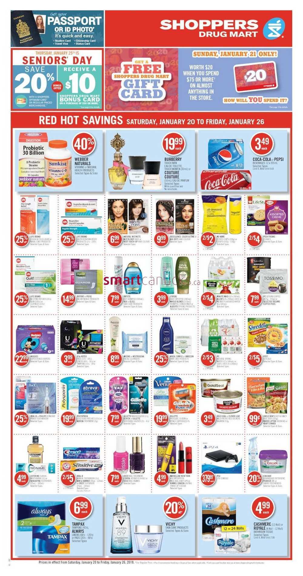 Shoppers Drug Mart ON Flyer January 20 To 26