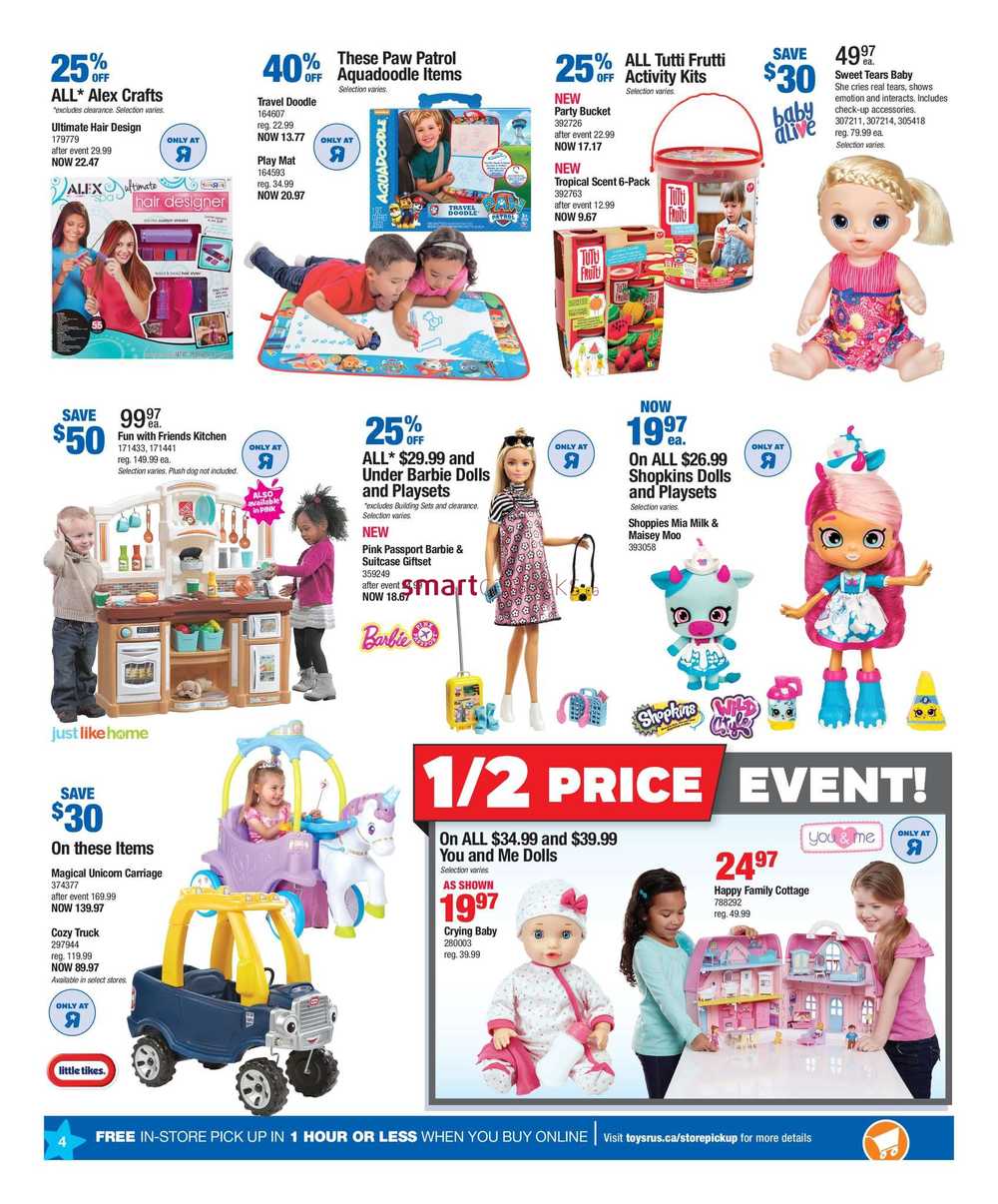 Toys R Us Flyer April 6 to 12