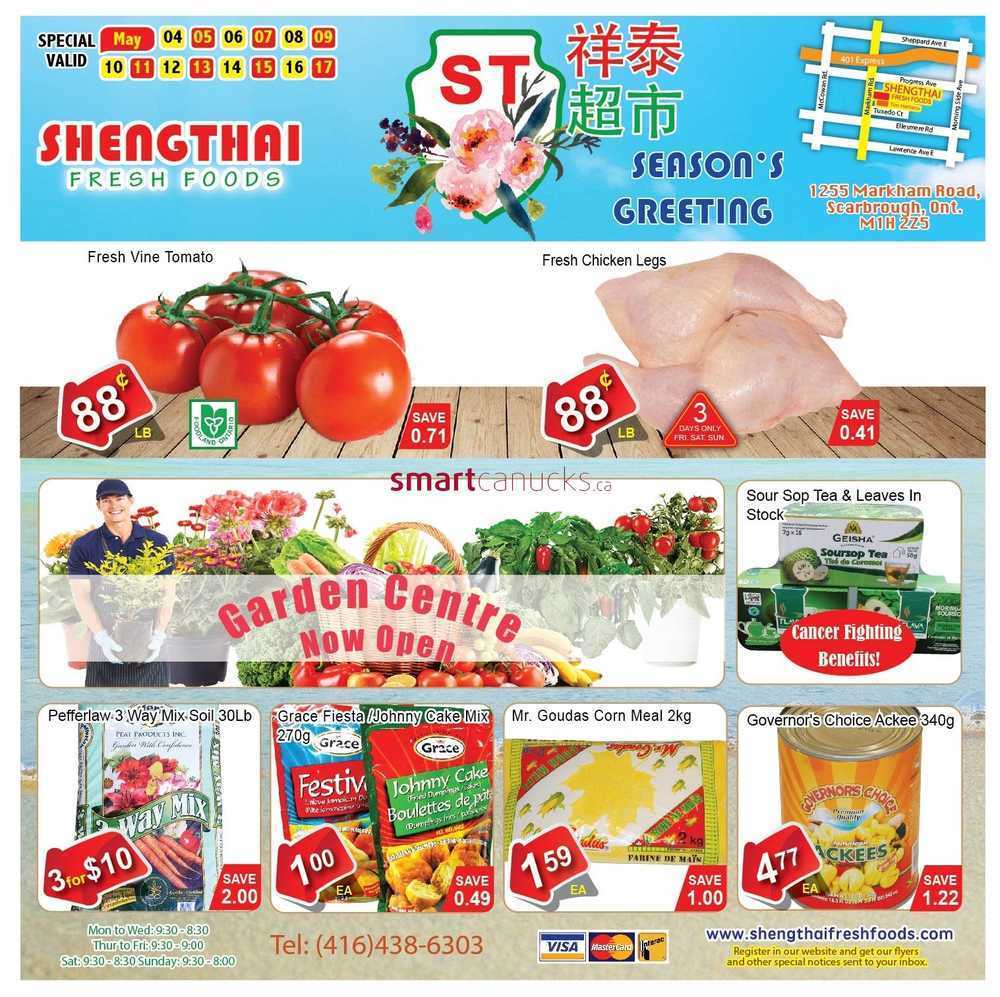 Shengthai Fresh Foods Flyer May 4 to 17