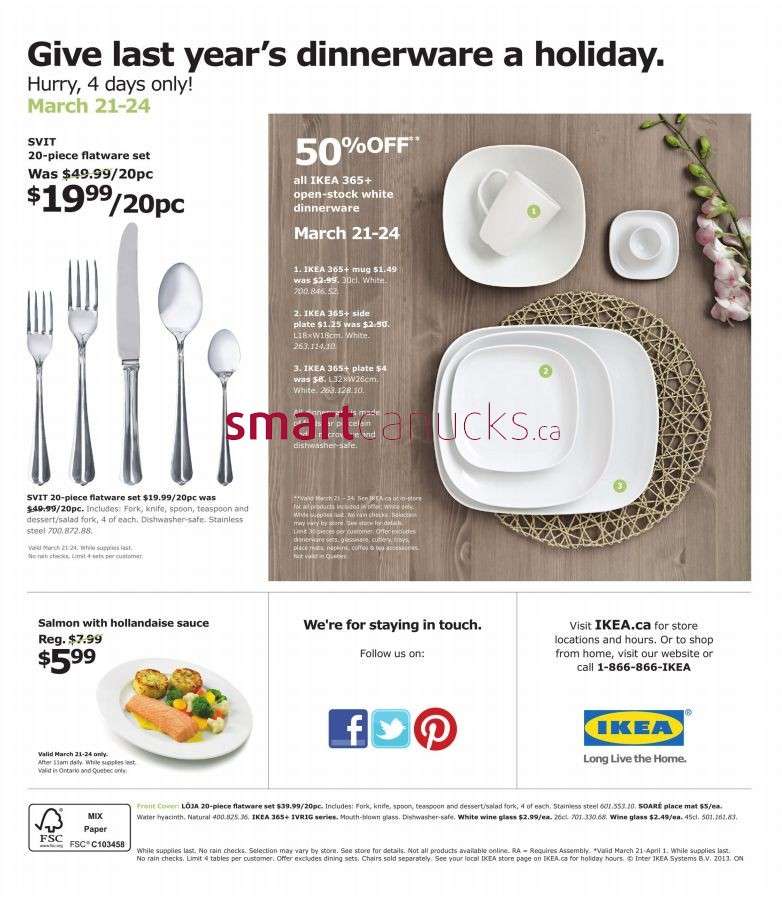 Ikea Easter Event flyer Mar 21 to Apr 1