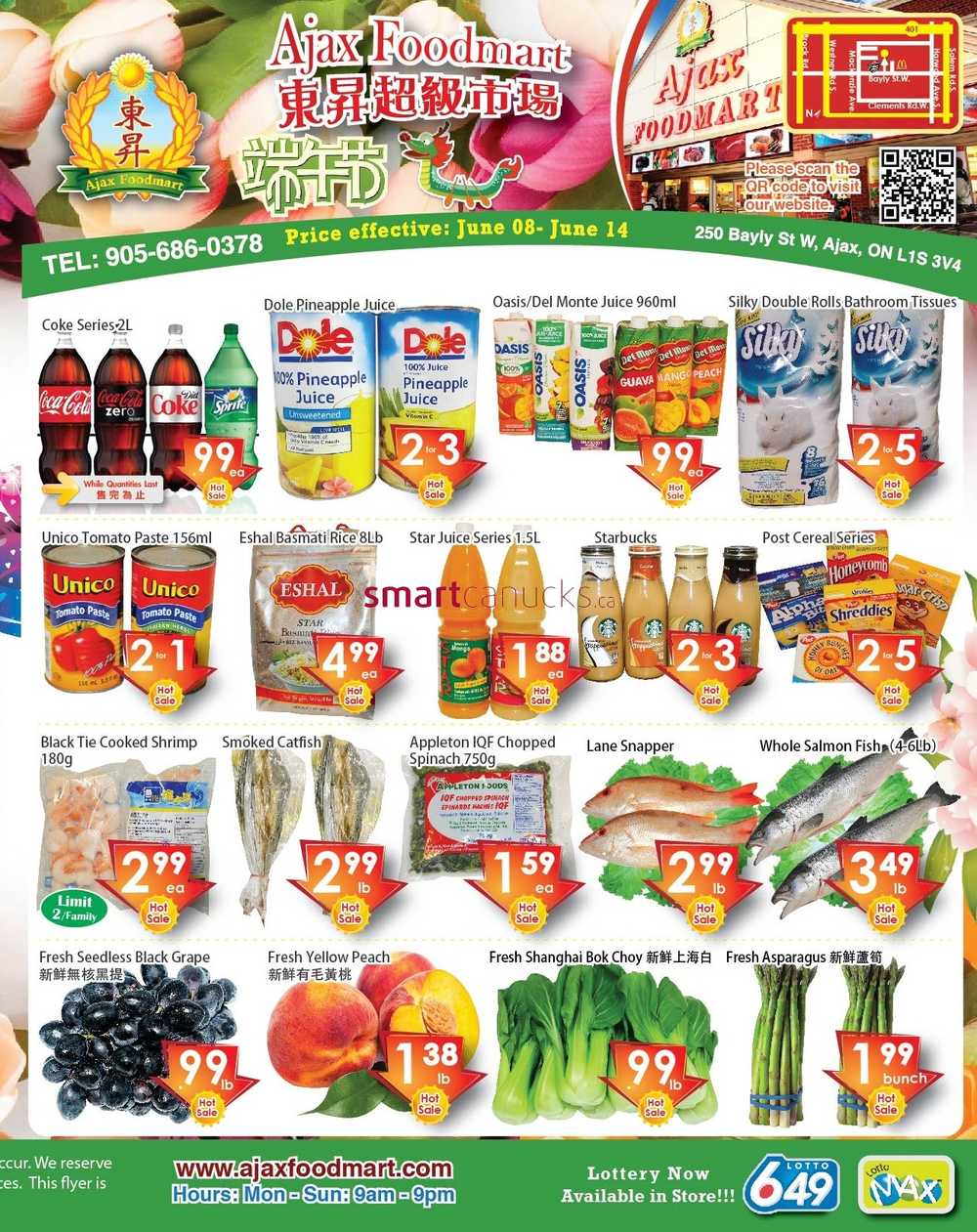 Ajax Foodmart Flyer June 8 to 14