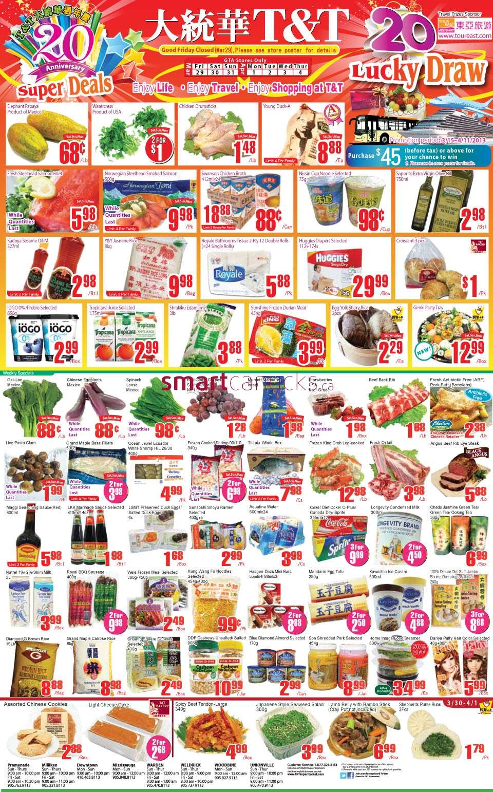 T&T Supermarket(GTA) flyer Mar 29 to Apr 4