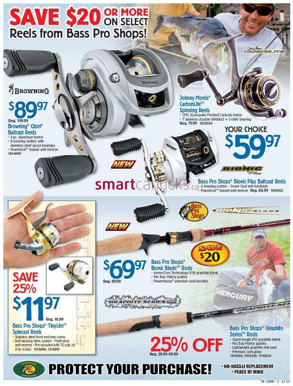 Bass Pro Shops Spring Fishing Sale flyer Apr 1 to 14