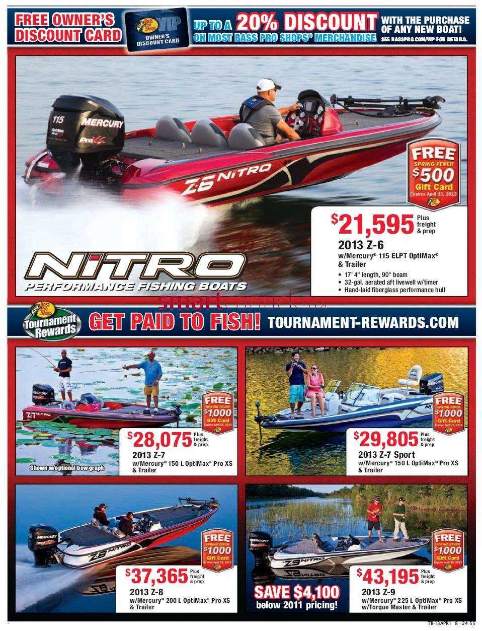 Bass Pro Shops Spring Fishing Sale flyer Apr 1 to 14