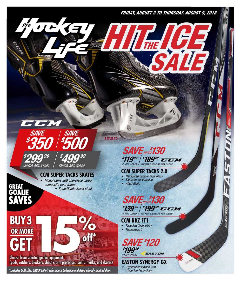 Pro Hockey Life Flyer August 3 to 9
