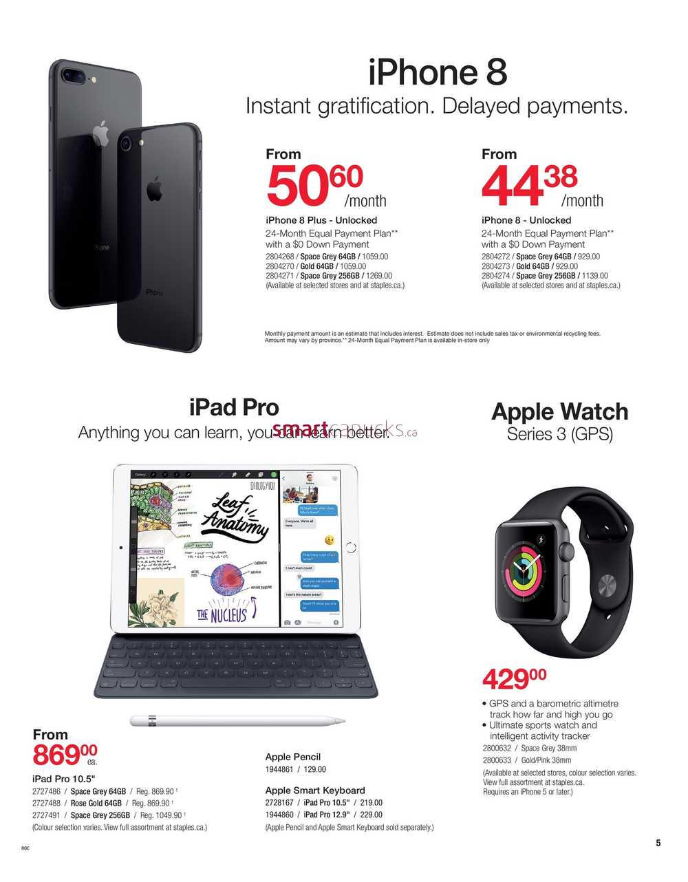 Staples Back to School Tech Flyer August 22 to September 4