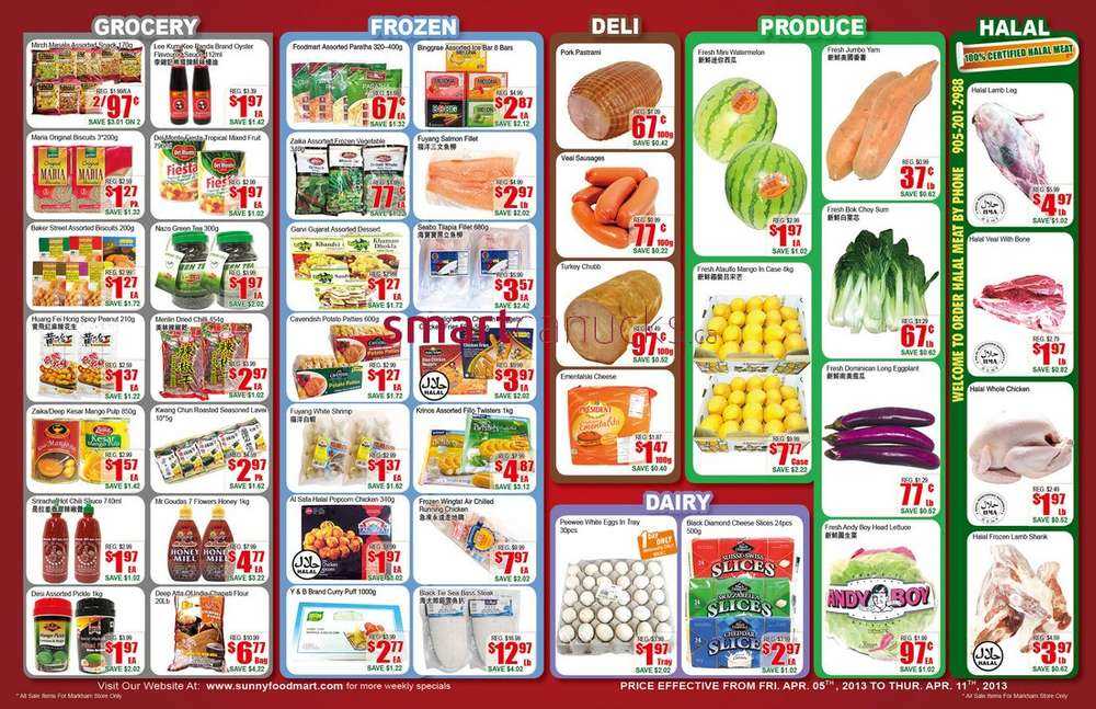 Sunny Food Mart(Markham) flyer Apr 5 to 11