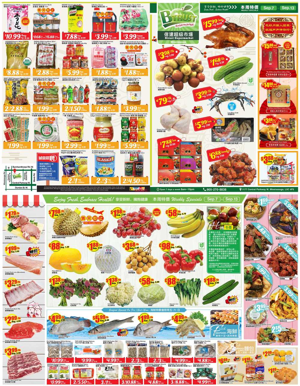 Btrust Supermarket (Mississauga) Flyer September 7 to 13