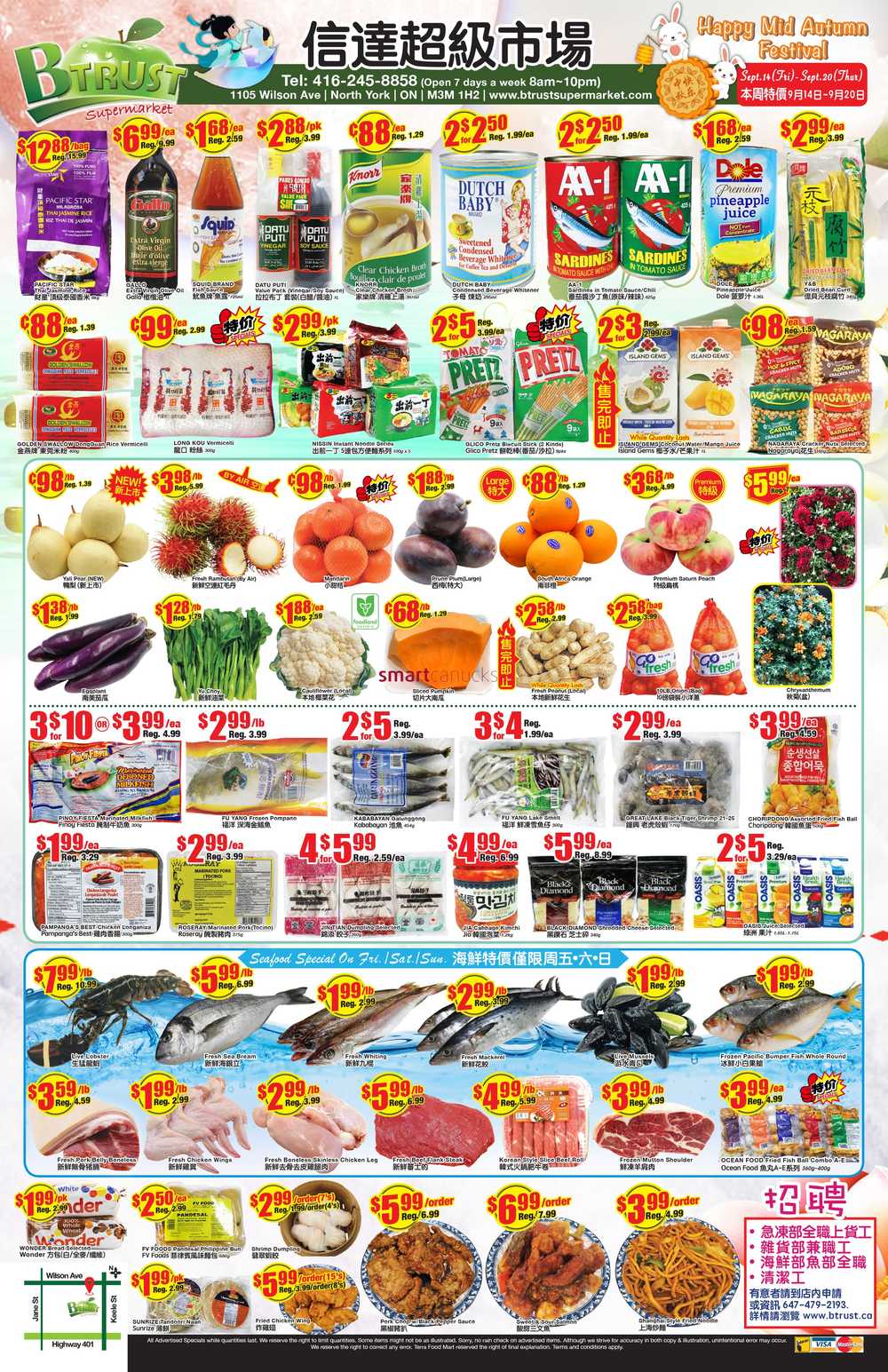 Btrust Supermarket (North York) Flyer September 14 to 20