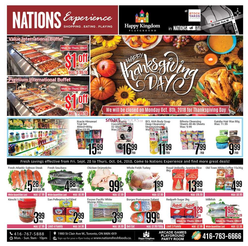 Nations Fresh Foods (Toronto) Flyer September 28 to October 4
