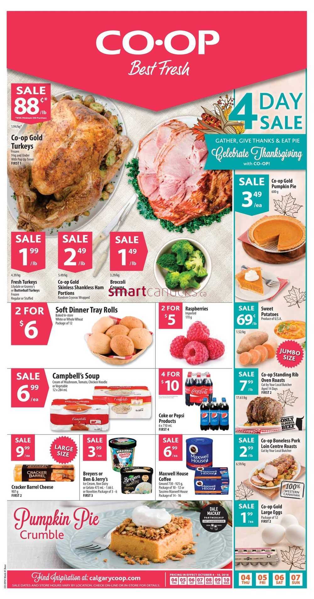 Calgary Co op Flyer October 4 To 10