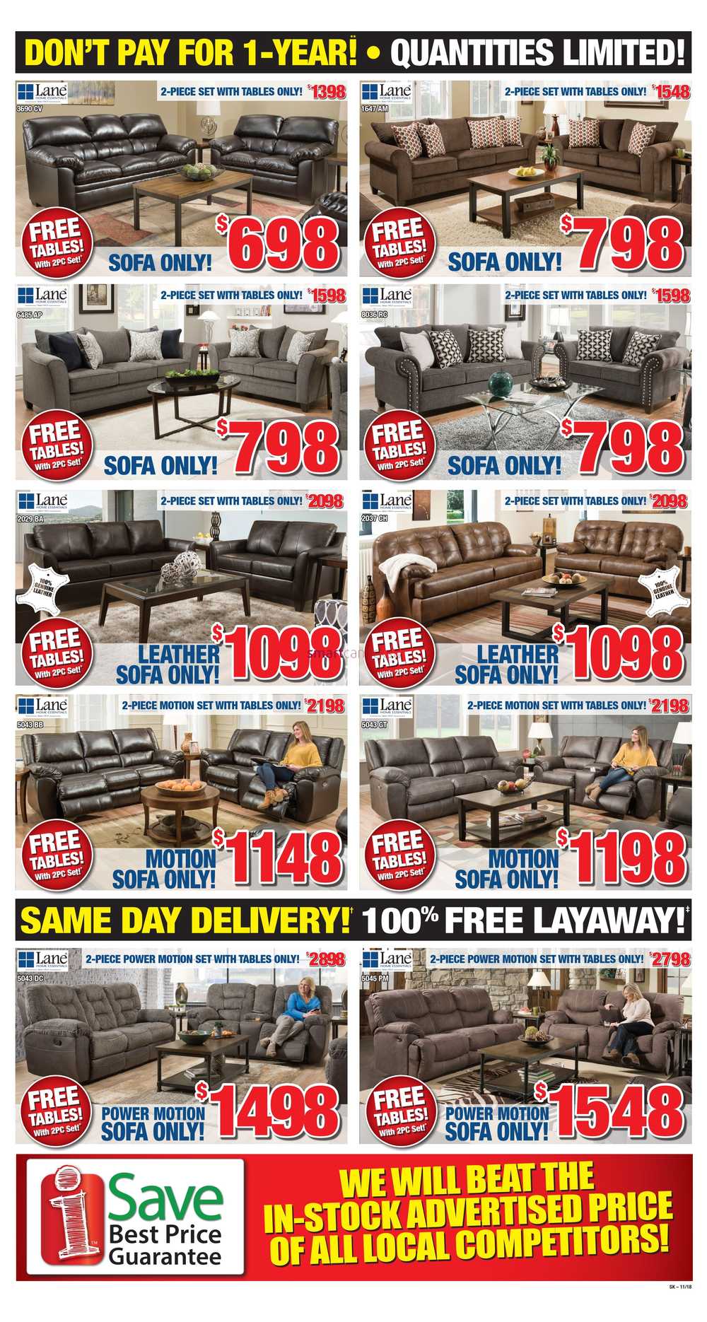 Surplus Furniture & Mattress Warehouse (Saskatoon) Flyer November 7 to