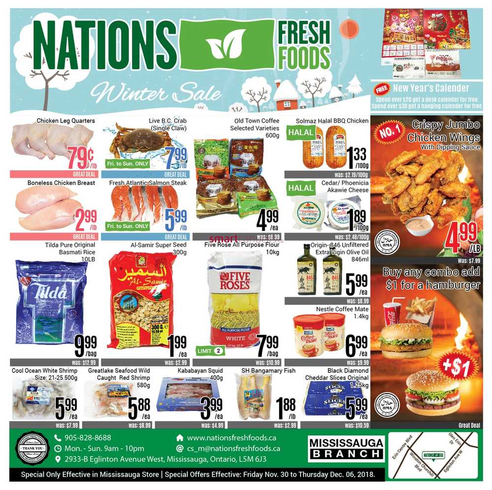 Nations Fresh Foods (Mississauga) Flyer November 30 to December 6