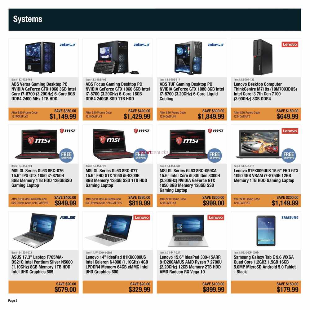 Newegg.ca Flyer December 14 to 20