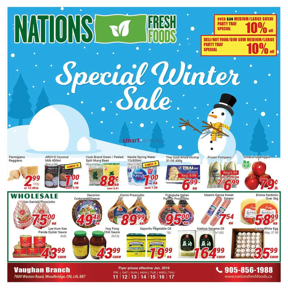 Nations Fresh Foods (Vaughan) Flyer January 11 to 17