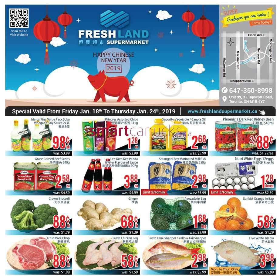 FreshLand Supermarket Canada Flyers