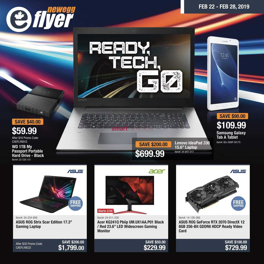 Newegg.ca Canada Flyers