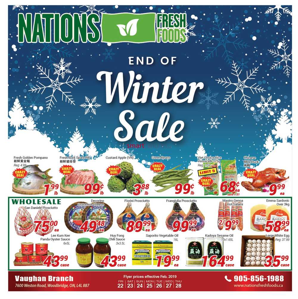 Nations Fresh Foods (Vaughan) Flyer February 22 to 28