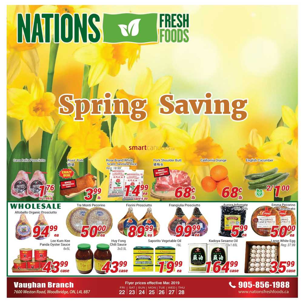 Nations Fresh Foods (Vaughan) Flyer March 22 to 28