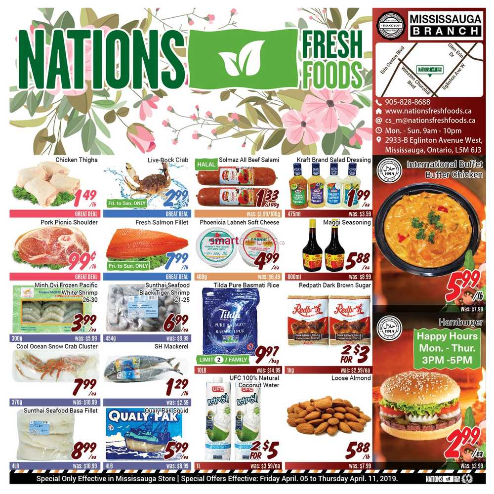 Nations Fresh Foods (Mississauga) Flyer April 5 to 11