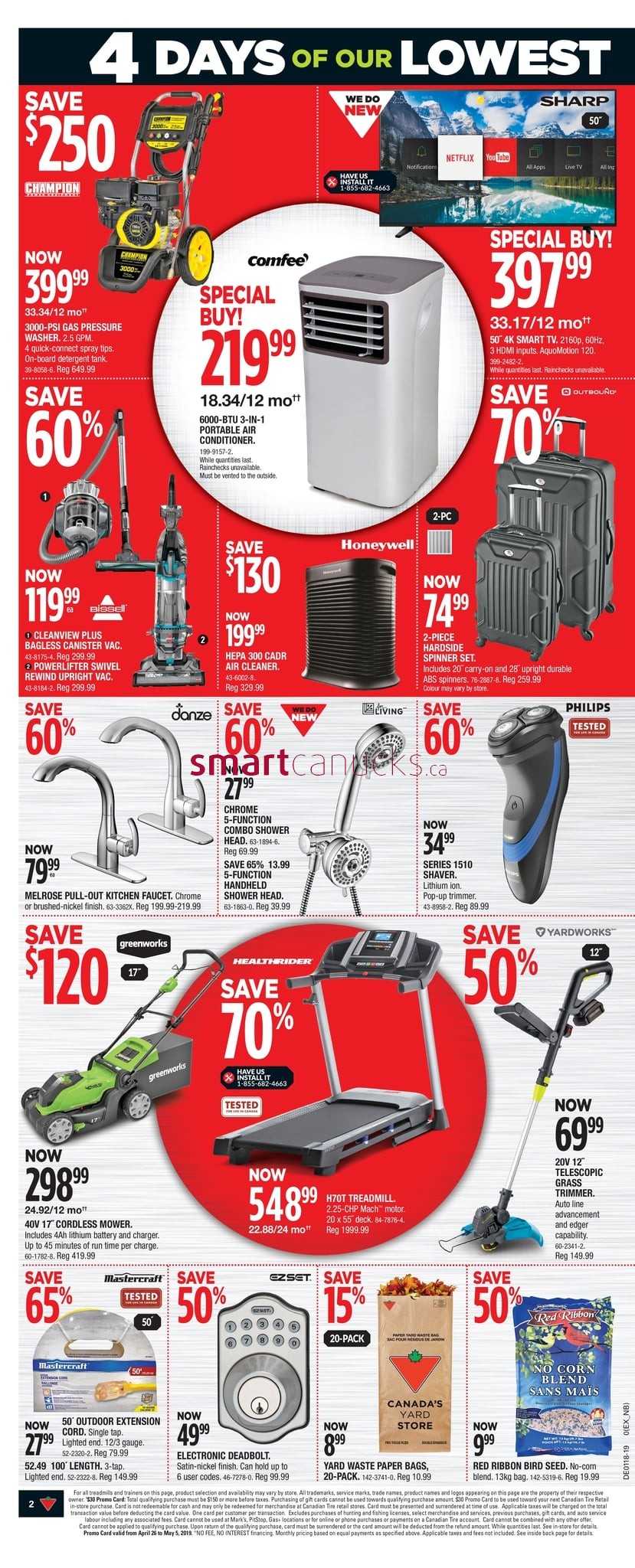 Canadian Tire Big Red Weekend Flyer April 25 to 28