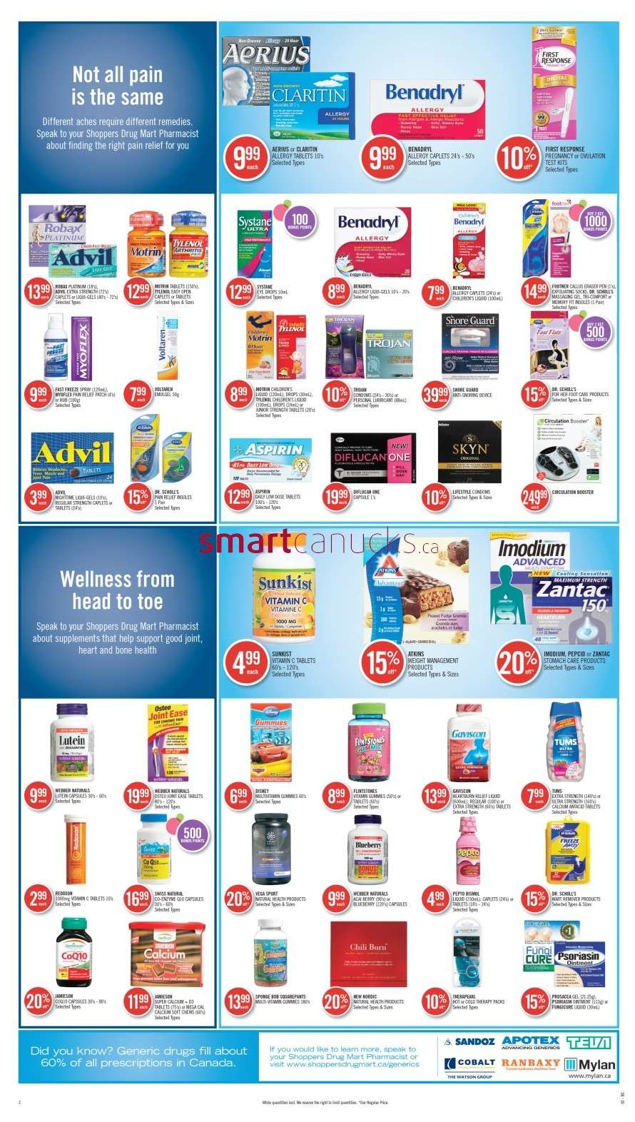 Shoppers Drug Mart(West) flyer Jun 1 to 6