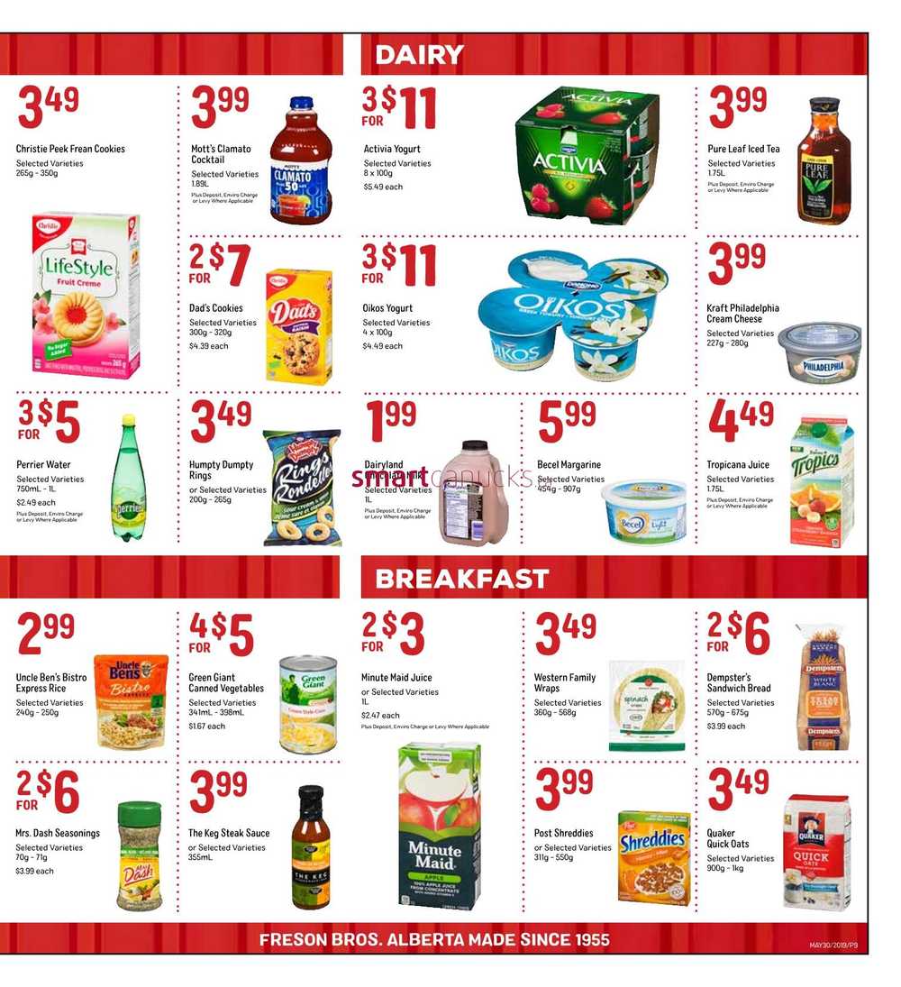 Freson Bros. Flyer May 24 to 30