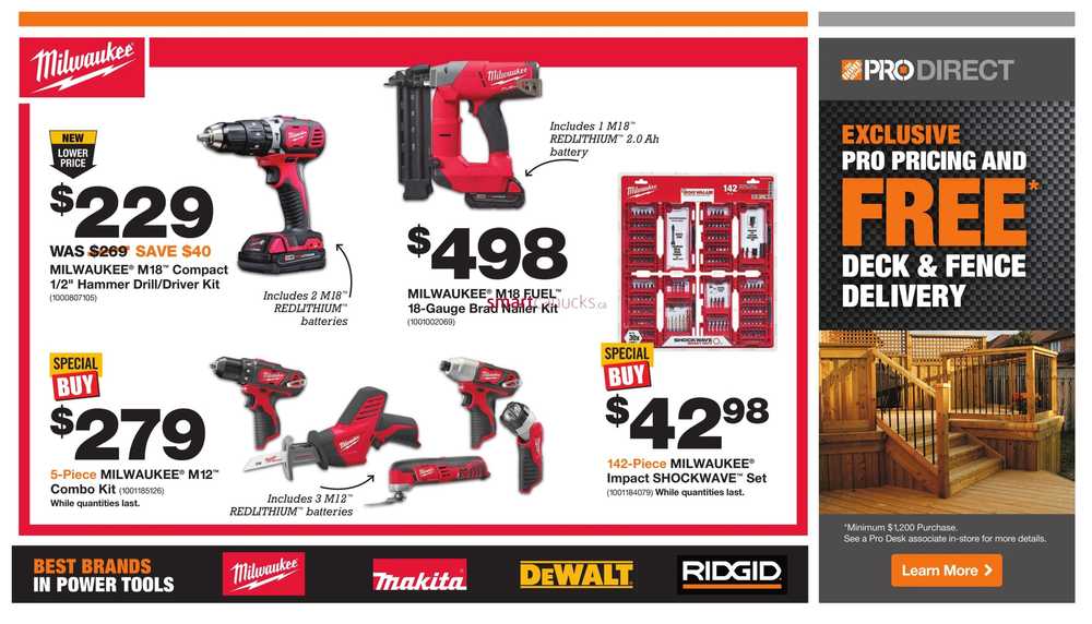 Home Depot Pro Flyer May 28 To June 11