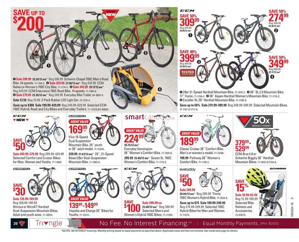 bikes on sale at canadian tire