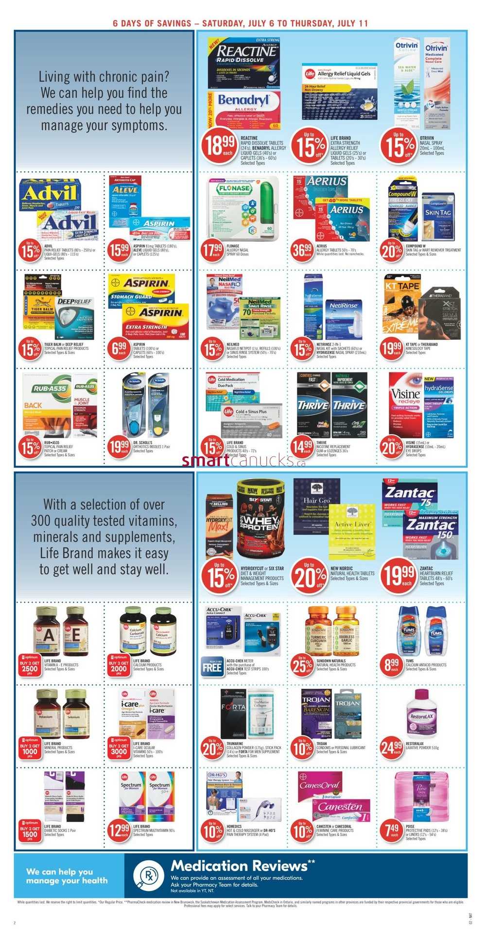 Shoppers Drug Mart (Atlantic) Flyer July 6 to 11