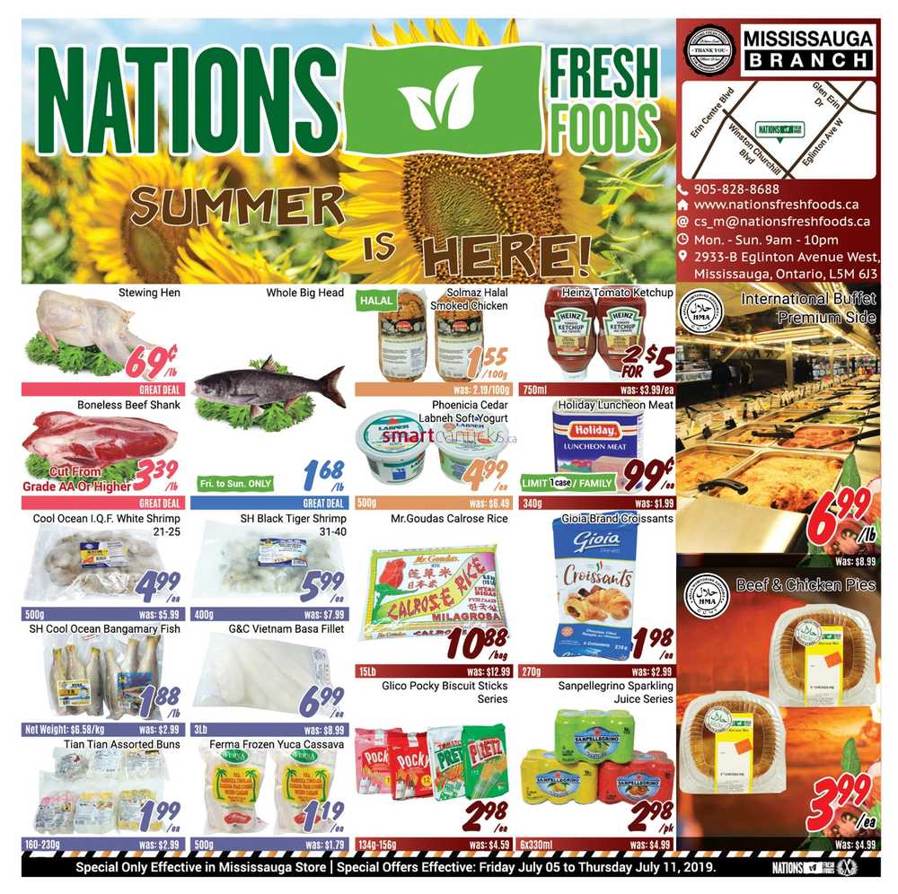 Nations Fresh Foods (Mississauga) Flyer July 5 to 11