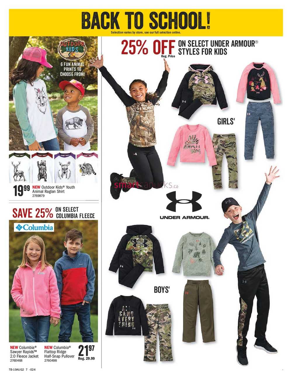 Bass Pro Shops Fall Preview Sale Flyer August 9 to 25